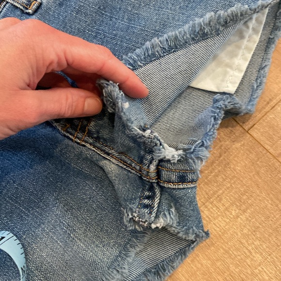 Levi’s vintage cut off shorts low rise short juniors 1 - Picture 5 of 7